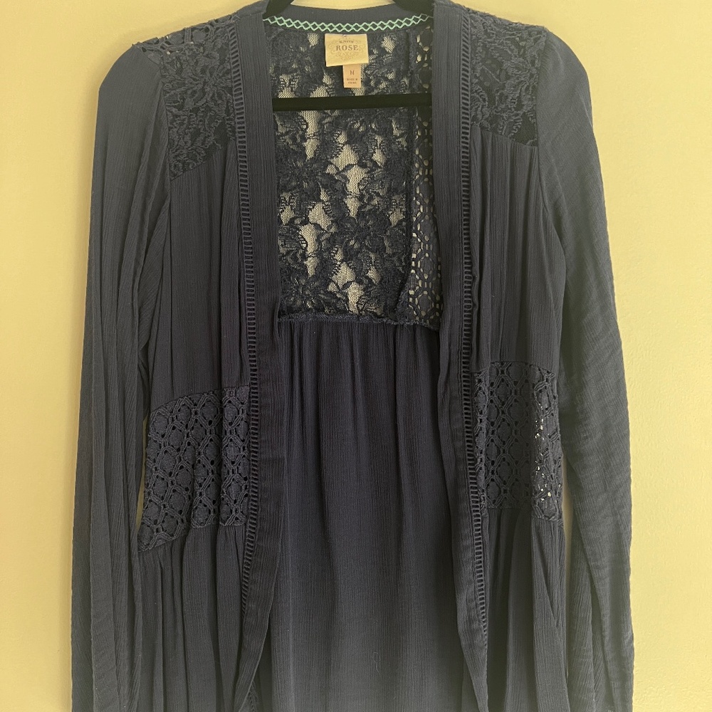 Navy Blue Cardigan